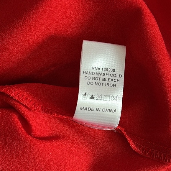 Tuckernuck Pomander Place Red Babydoll Dress with Bows Size XS Preppy Resortwear - Picture 8 of 8